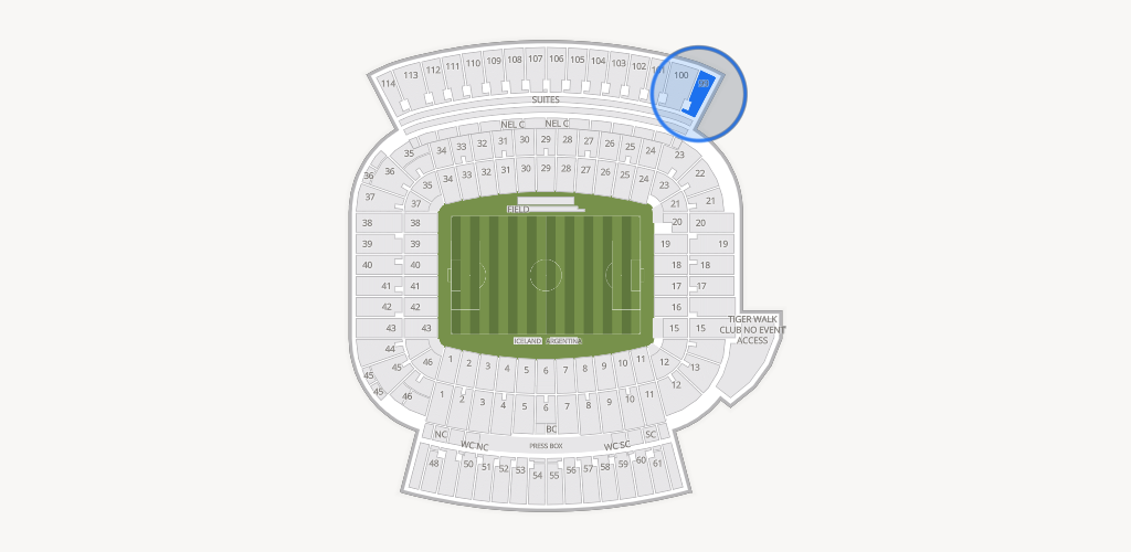 Jordan-Hare Stadium Seating Chart