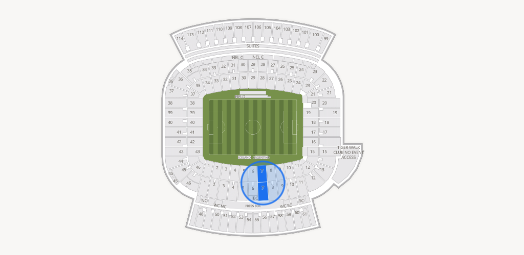 Jordan-Hare Stadium Seating Chart