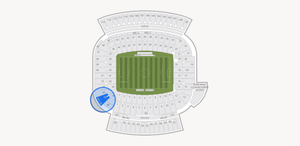 Jordan-Hare Stadium Seating Chart