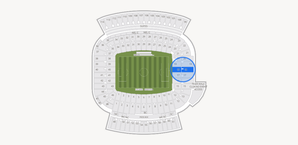 Jordan-Hare Stadium Seating Chart