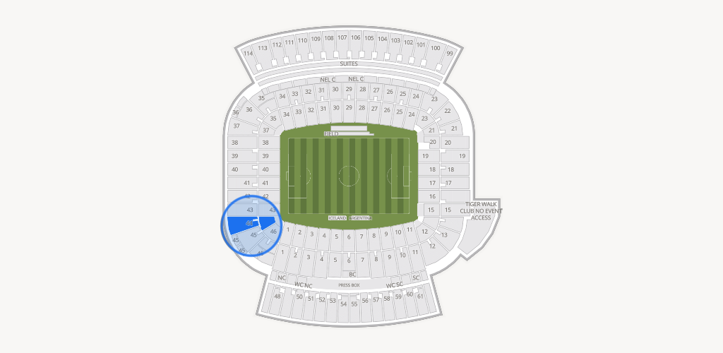 Jordan-Hare Stadium Seating Chart