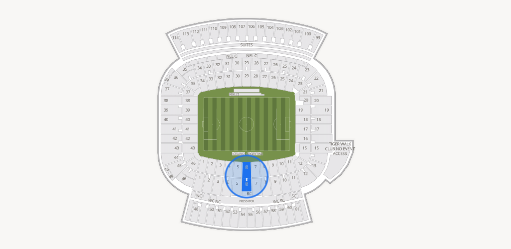 Jordan-Hare Stadium Seating Chart