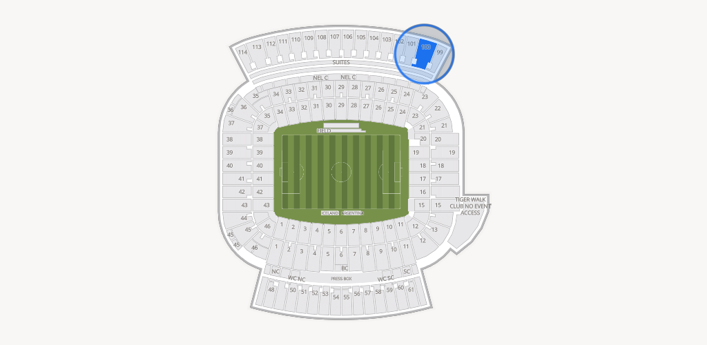 Jordan-Hare Stadium Seating Chart
