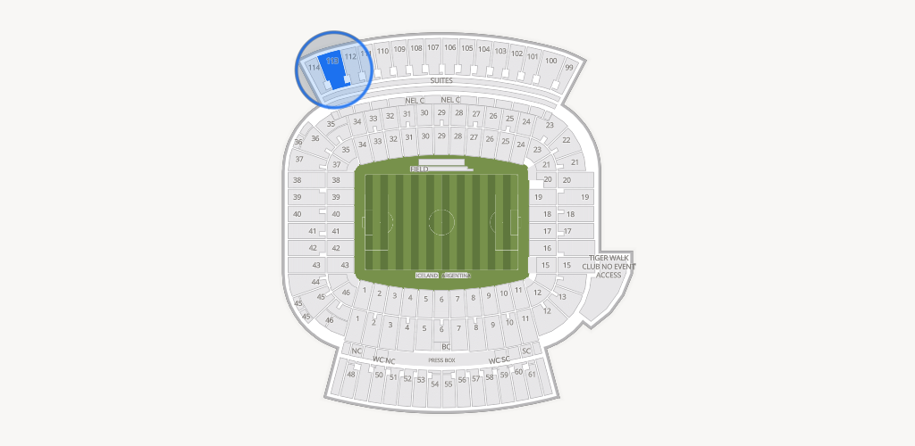 Jordan-Hare Stadium Seating Chart