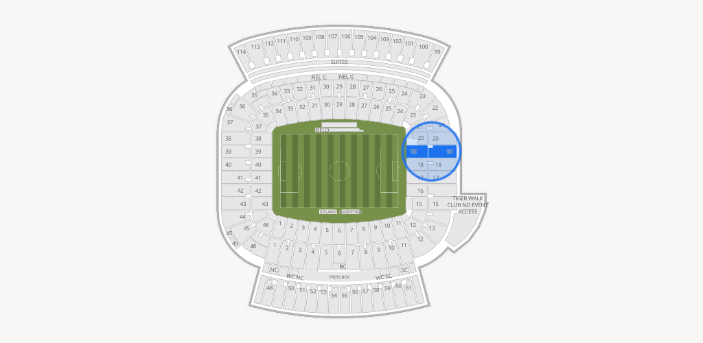 Jordan-Hare Stadium Seating Chart