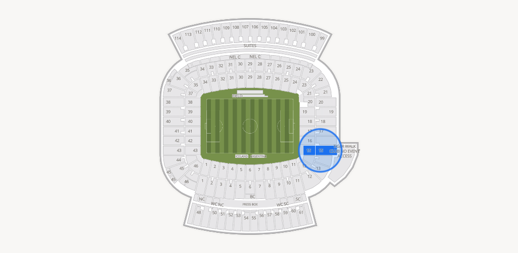 Jordan-Hare Stadium Seating Chart
