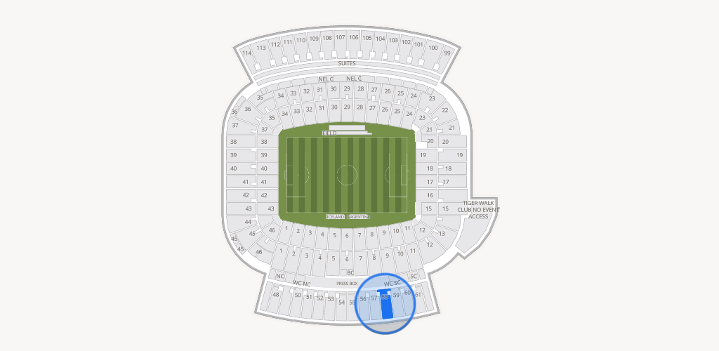 Jordan-Hare Stadium Seating Chart