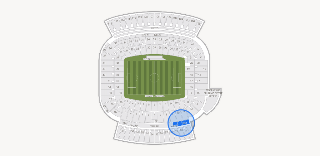 Jordan-Hare Stadium Seating Chart