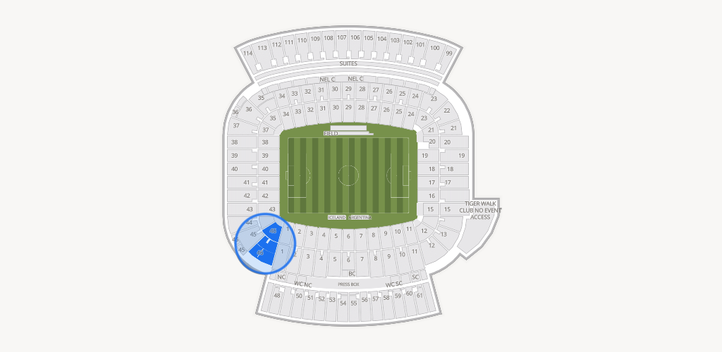 Jordan-Hare Stadium Seating Chart