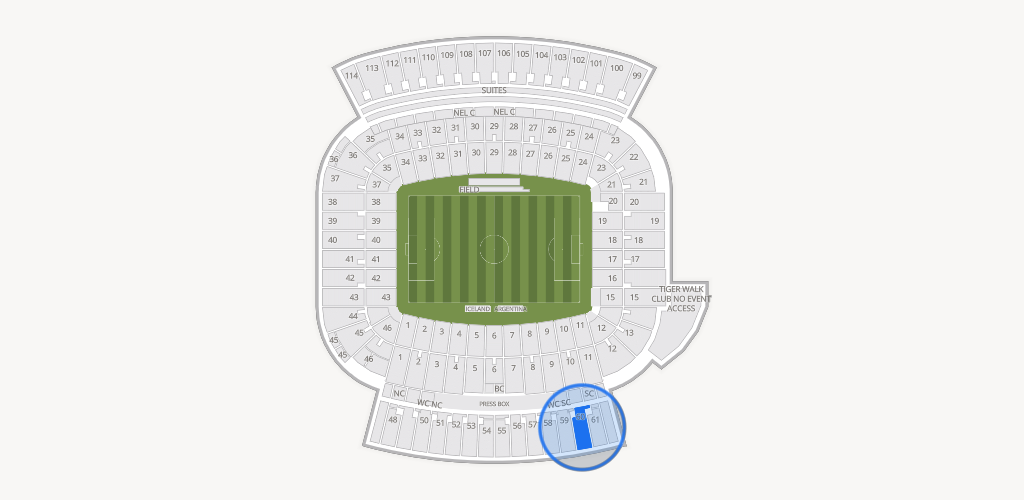 Jordan-Hare Stadium Seating Chart