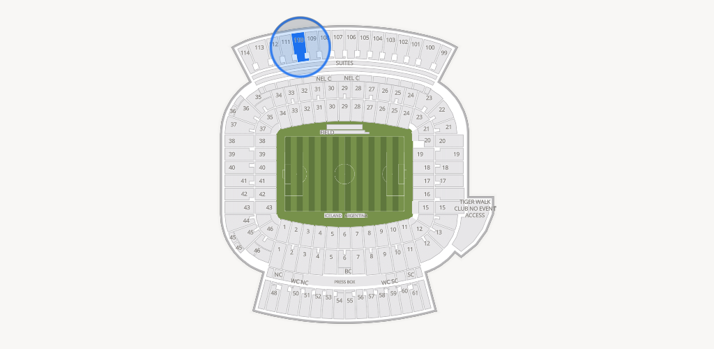Jordan-Hare Stadium Seating Chart