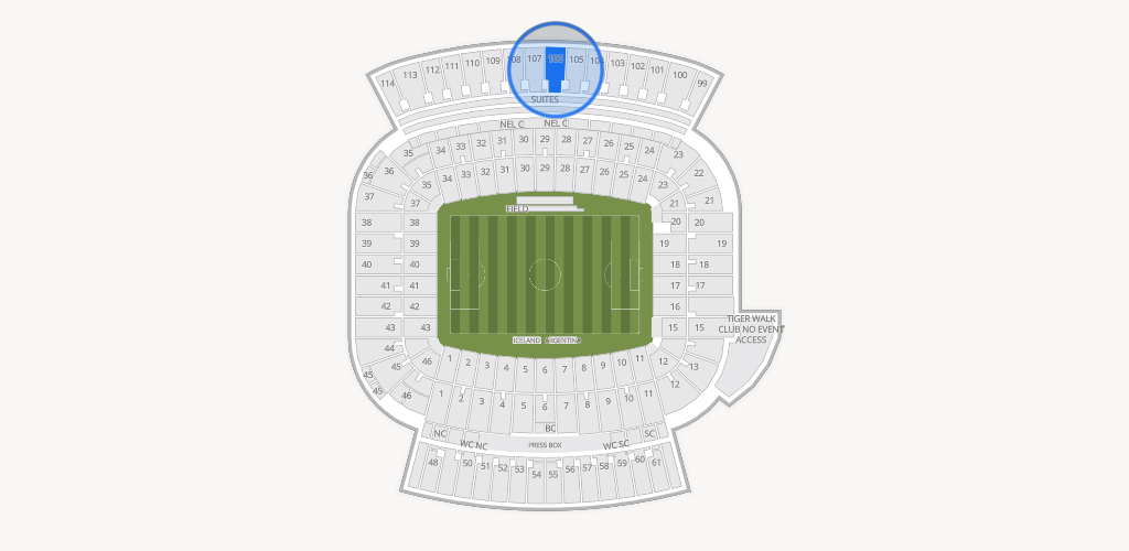 Jordan-Hare Stadium Seating Chart