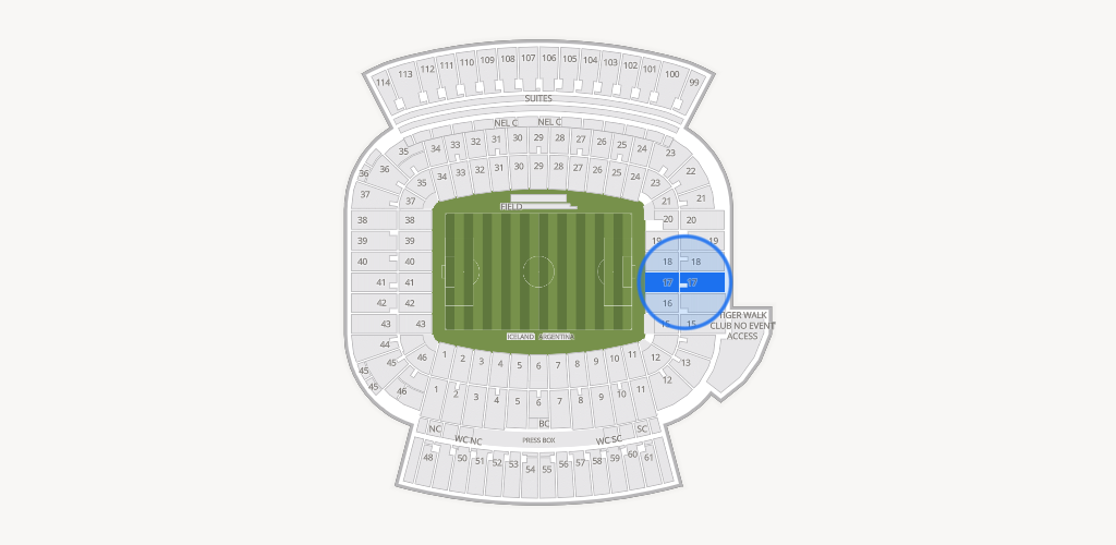 Jordan-Hare Stadium Seating Chart