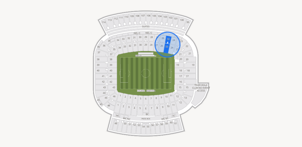 Jordan-Hare Stadium Seating Chart