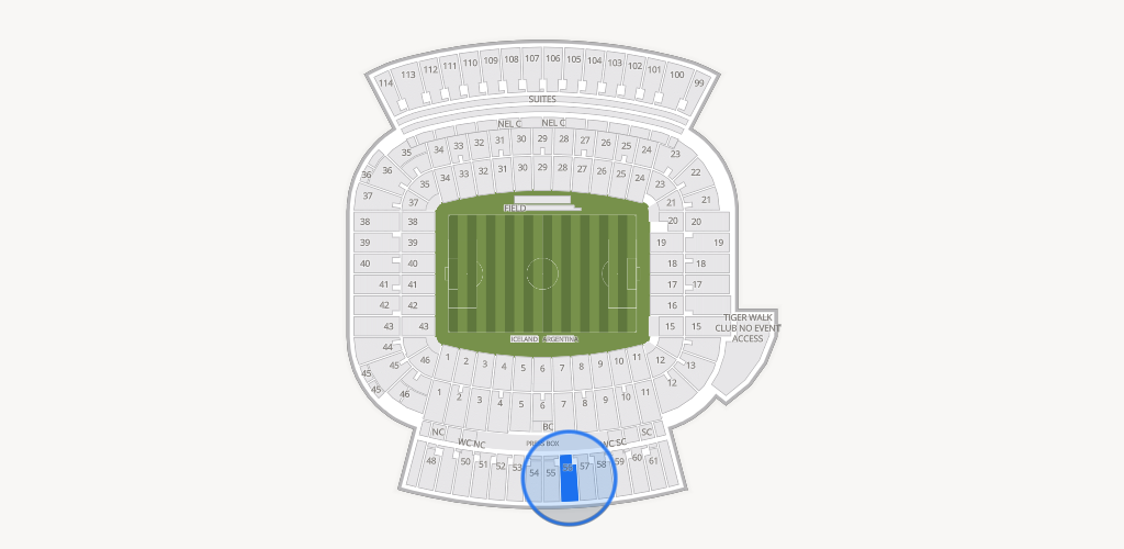 Jordan-Hare Stadium Seating Chart