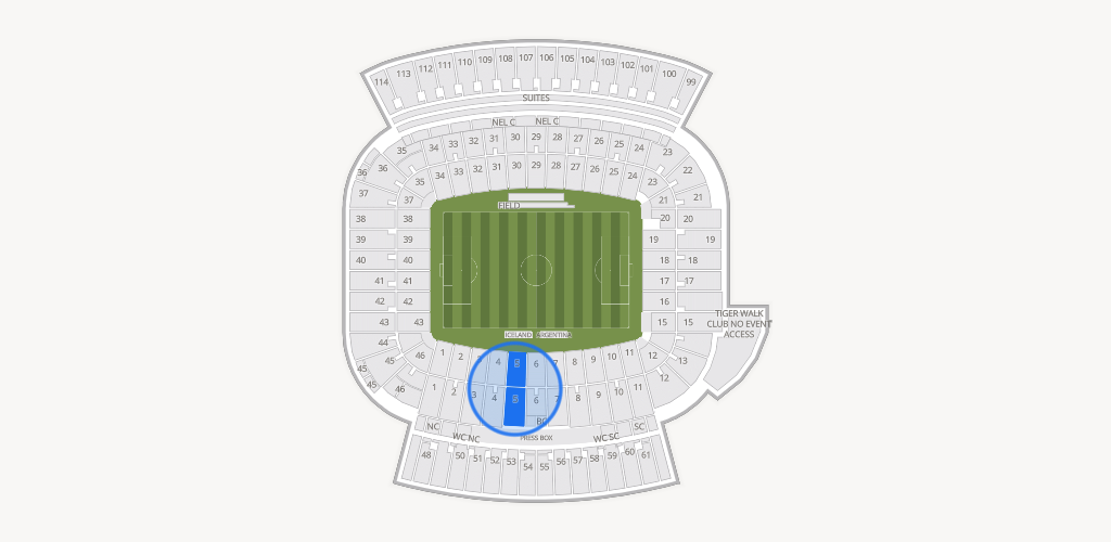 Jordan-Hare Stadium Seating Chart