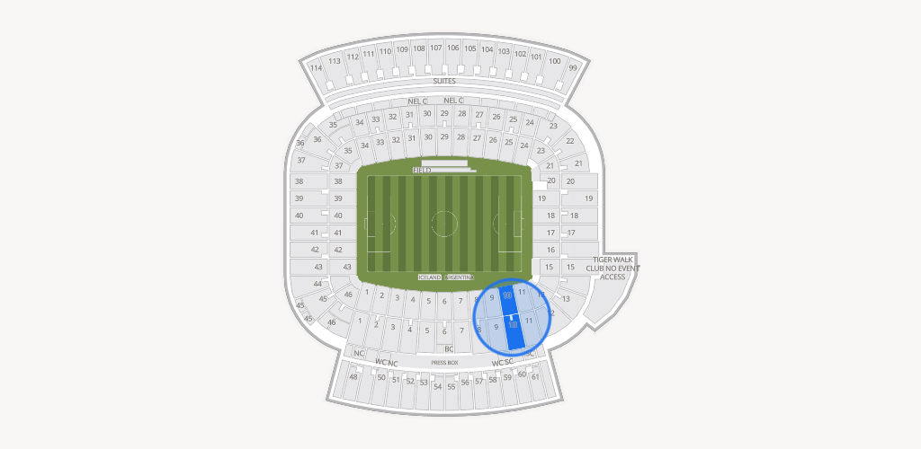 Jordan-Hare Stadium Seating Chart