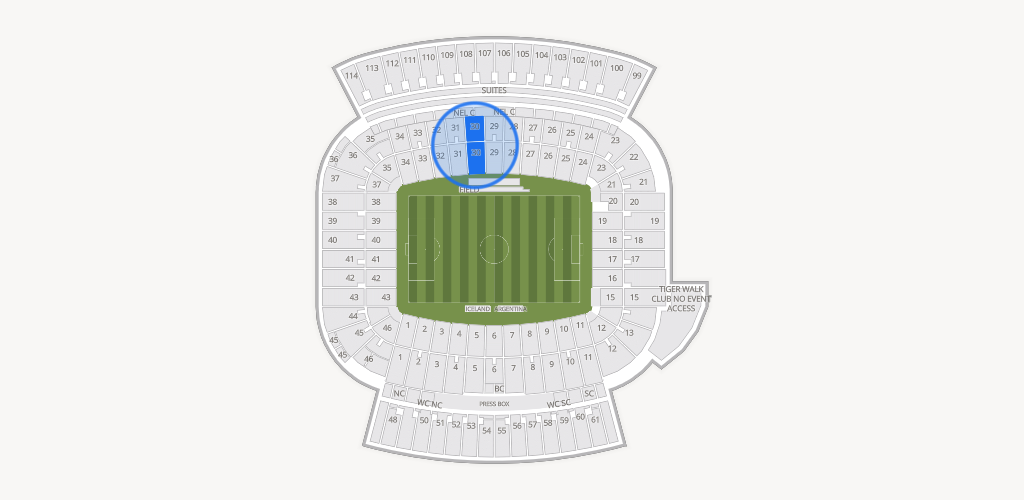 Jordan-Hare Stadium Seating Chart