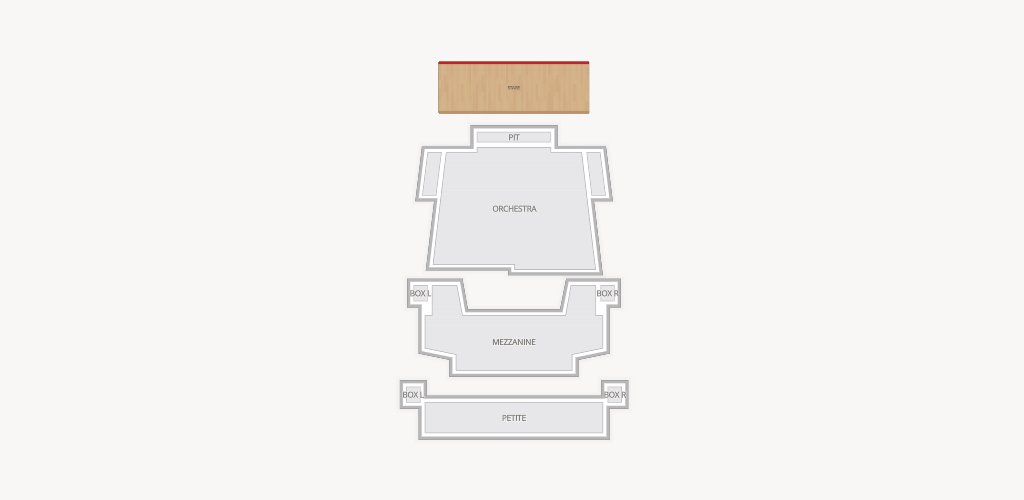 Juanita K. Hammons Hall for the Performing Arts Seating Chart