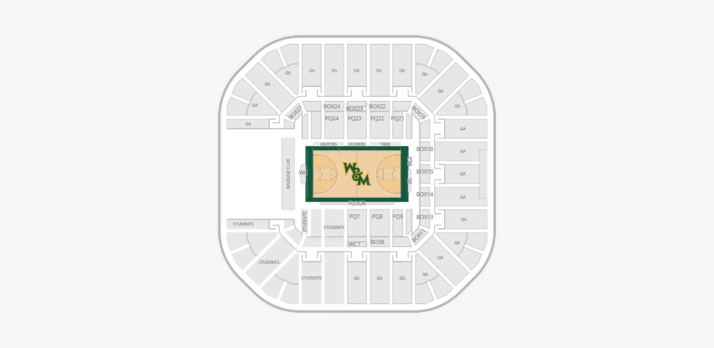 Kaplan Arena Seating Chart