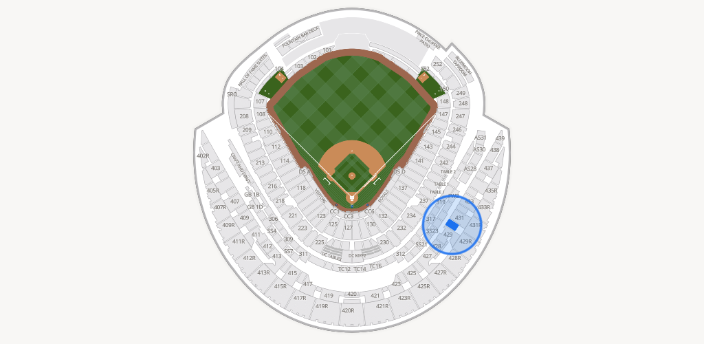 Kauffman Stadium Seating Chart