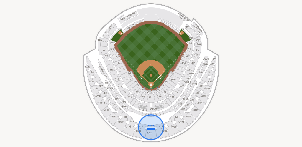 Kauffman Stadium Seating Chart
