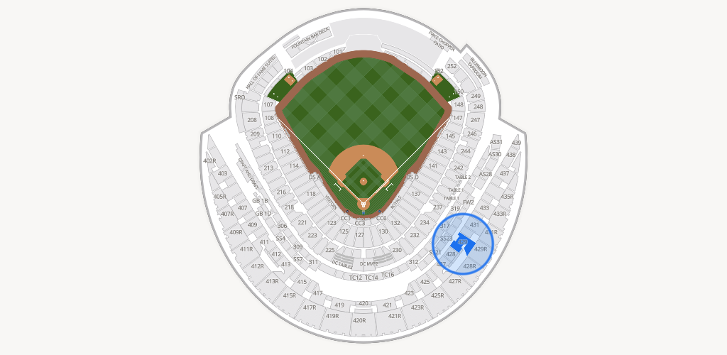 Kauffman Stadium Seating Chart
