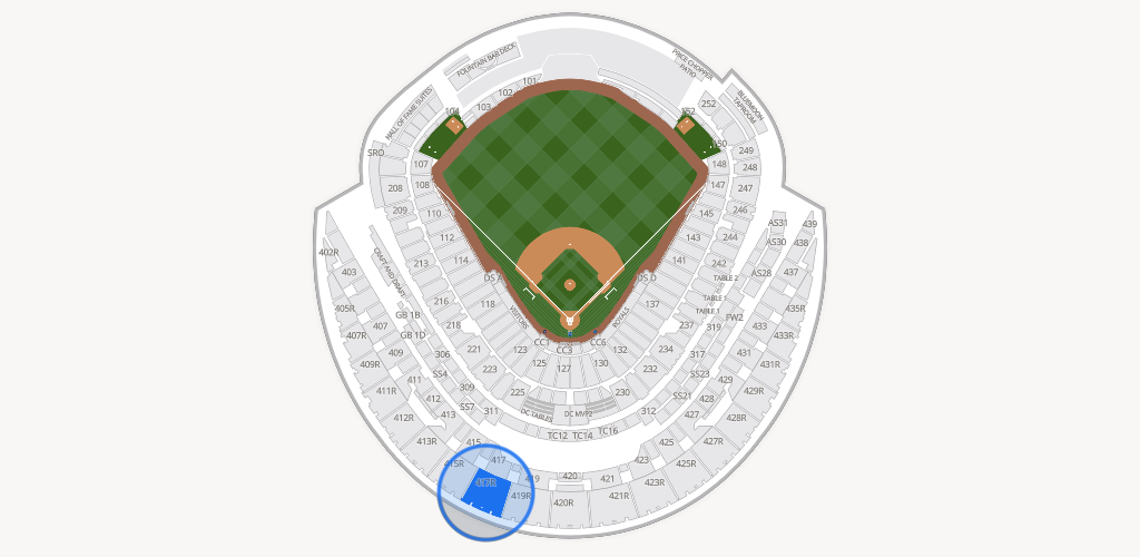 Kauffman Stadium Seating Chart