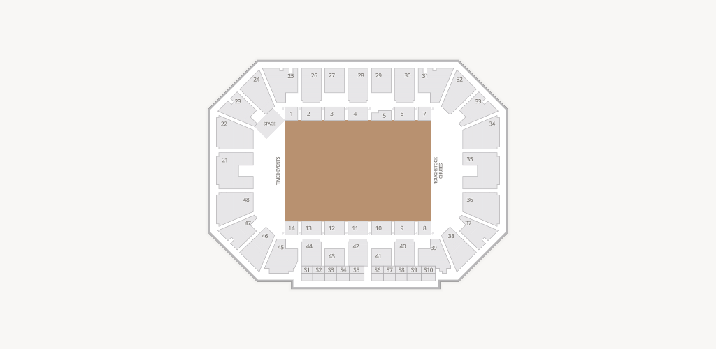 Kay Yeager Coliseum Seating Chart