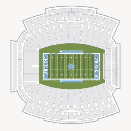 Kenan Memorial Stadium seating chart