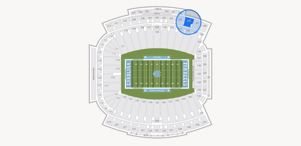 Kenan Memorial Stadium Seating Chart