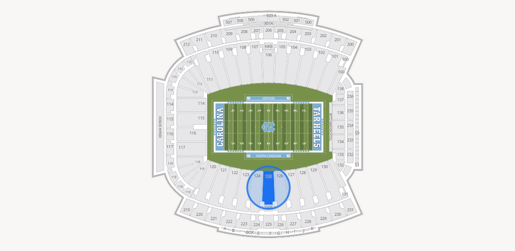 Kenan Memorial Stadium Seating Chart