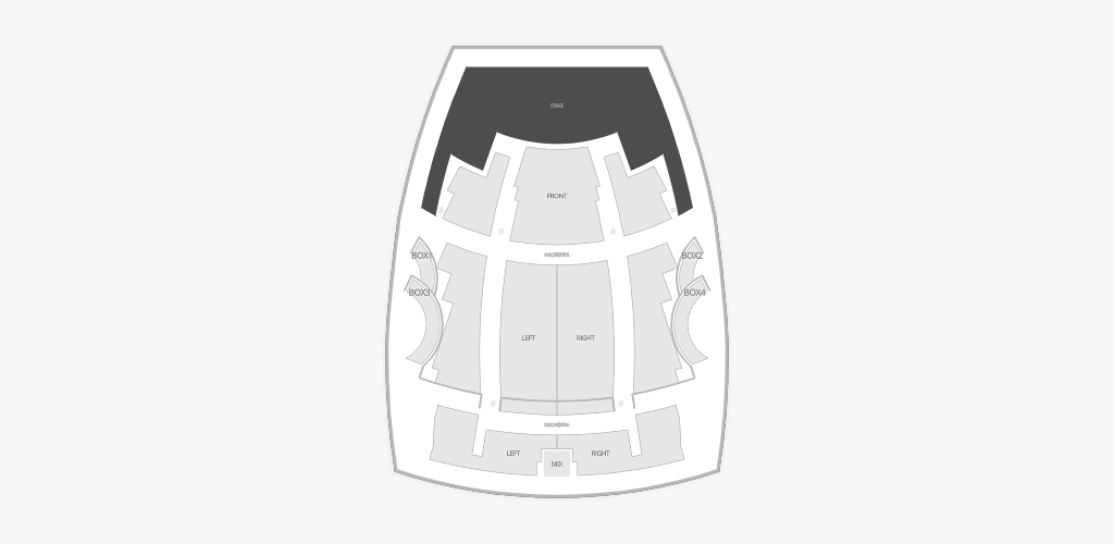 Kennedy Center - Terrace Theater Seating Chart
