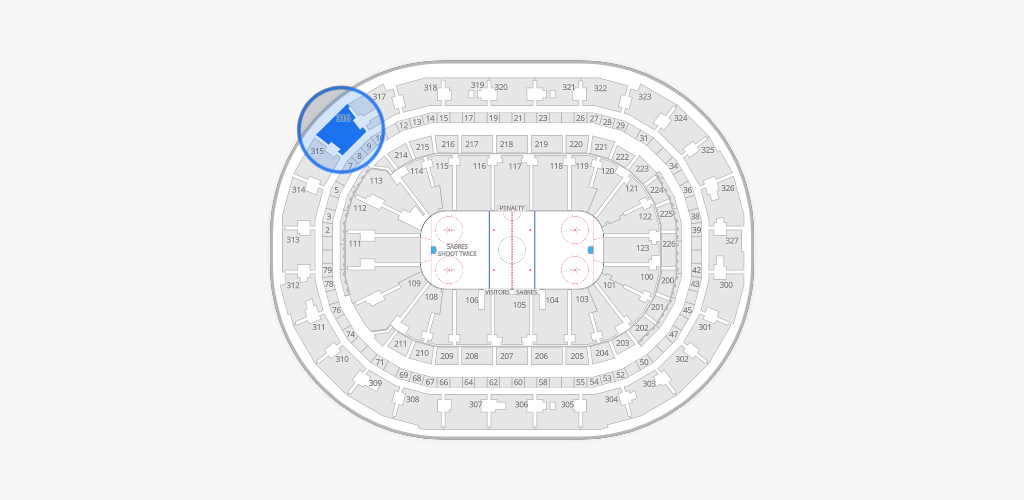 KeyBank Center Seating Chart