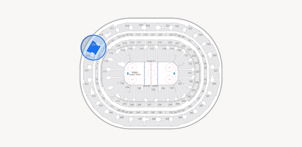 KeyBank Center Seating Chart