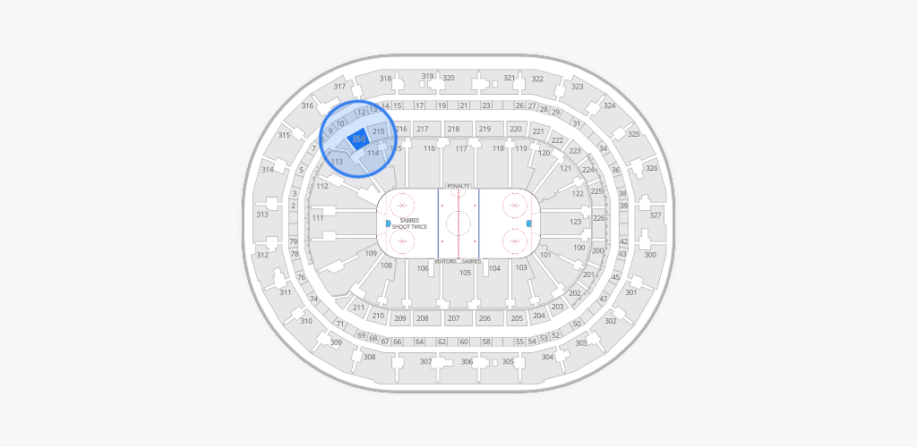 KeyBank Center Seating Chart