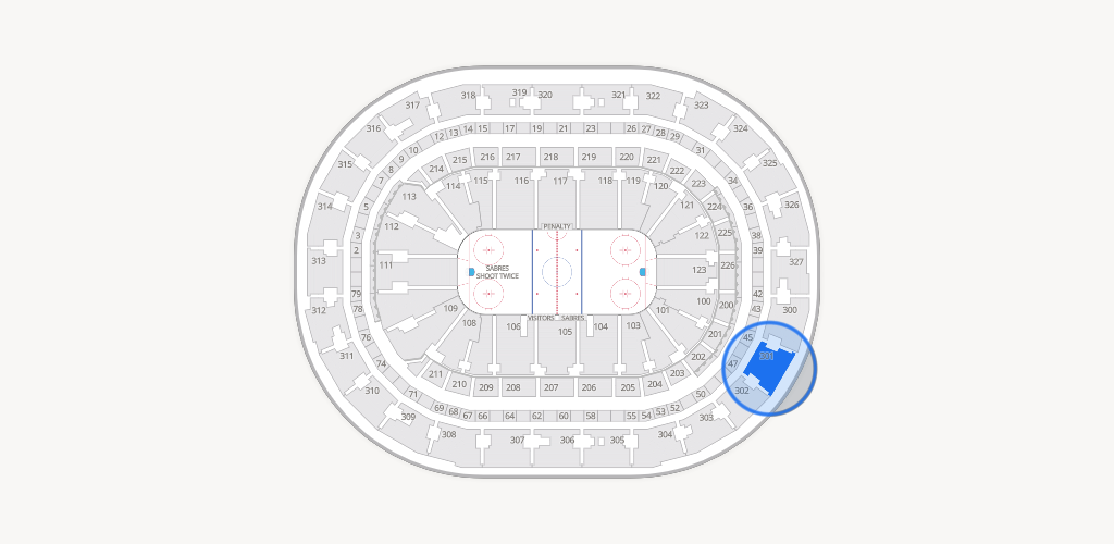 KeyBank Center Seating Chart