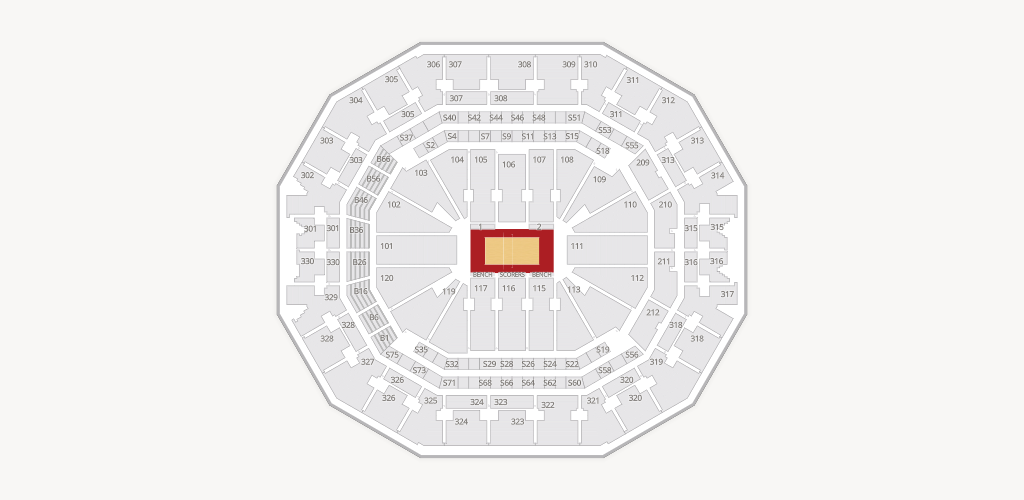 KFC Yum! Center Seating Chart