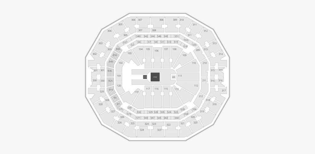 KFC Yum! Center Seating Chart