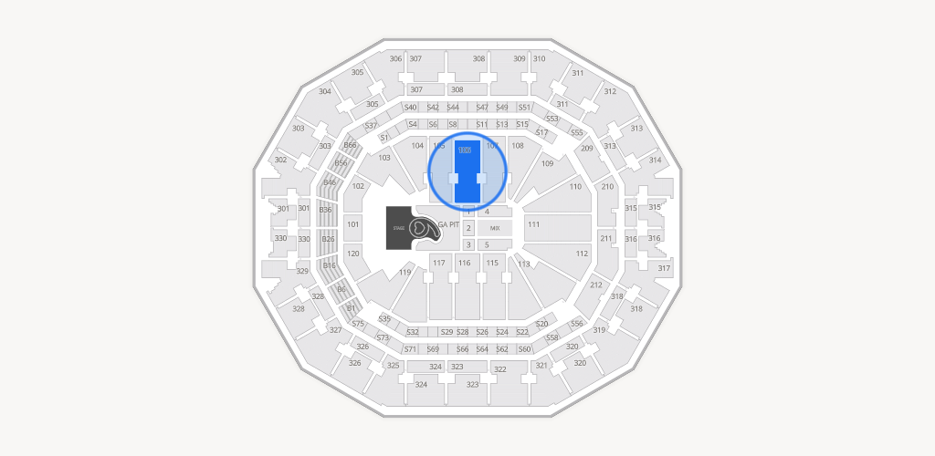 KFC Yum! Center Seating Chart