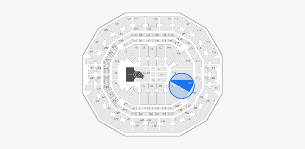 KFC Yum! Center Seating Chart