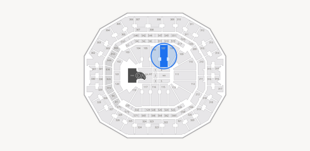 KFC Yum! Center Seating Chart