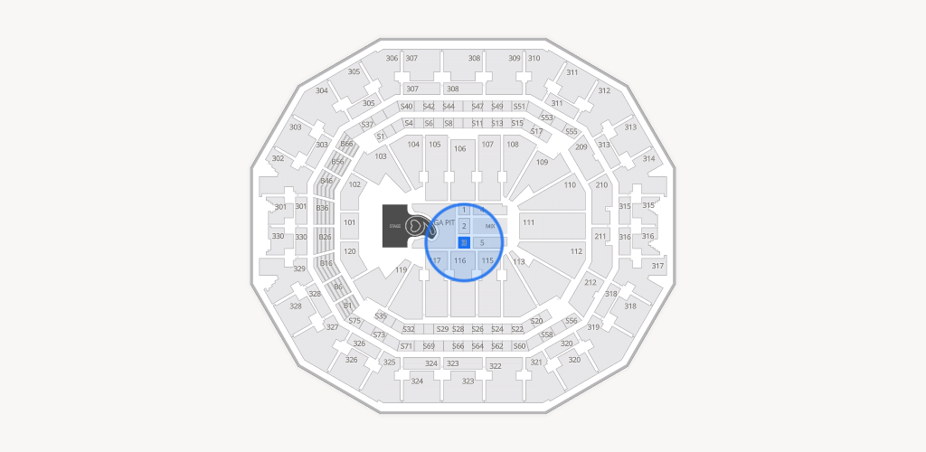 KFC Yum! Center Seating Chart