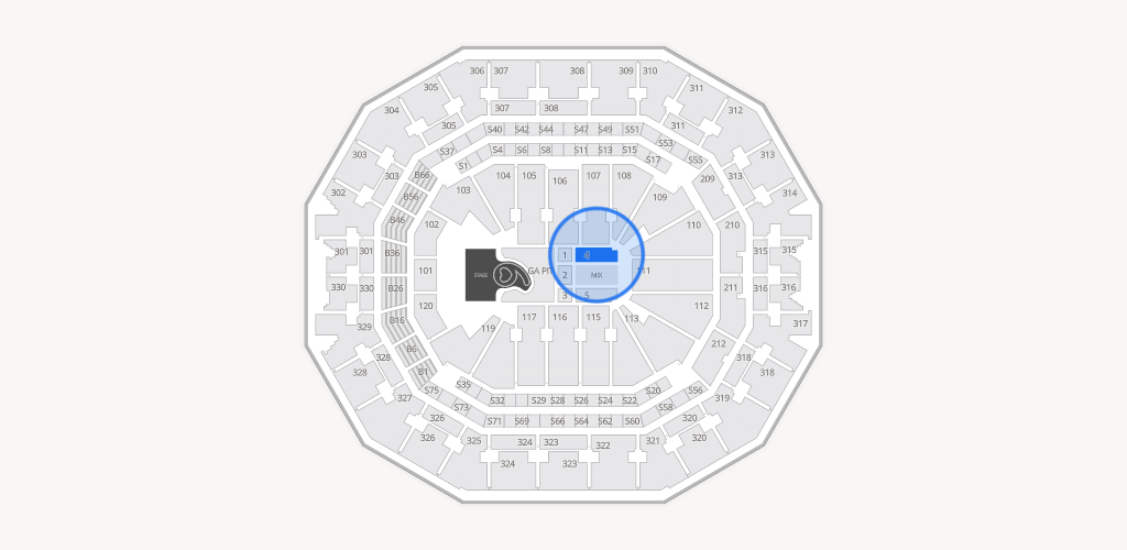 KFC Yum! Center Seating Chart