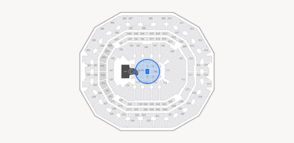 KFC Yum! Center Seating Chart