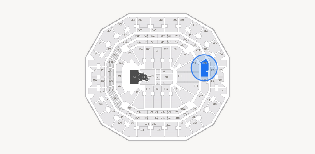 KFC Yum! Center Seating Chart
