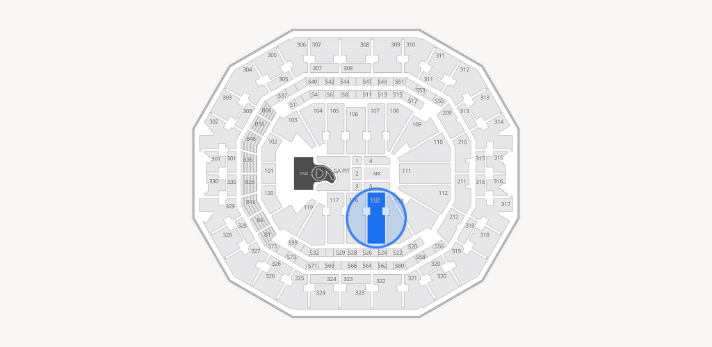 KFC Yum! Center Seating Chart