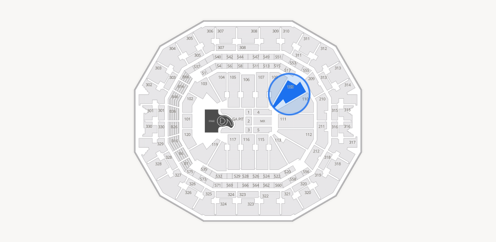 KFC Yum! Center Seating Chart