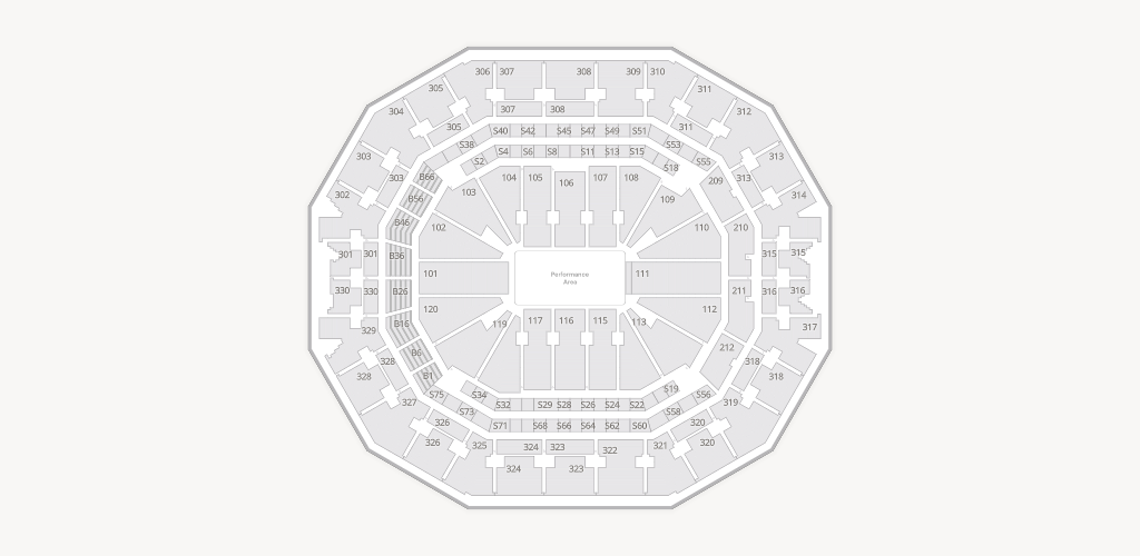 KFC Yum! Center Seating Chart