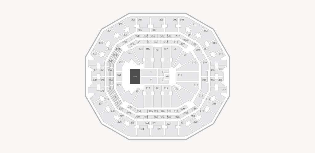 KFC Yum! Center Seating Chart